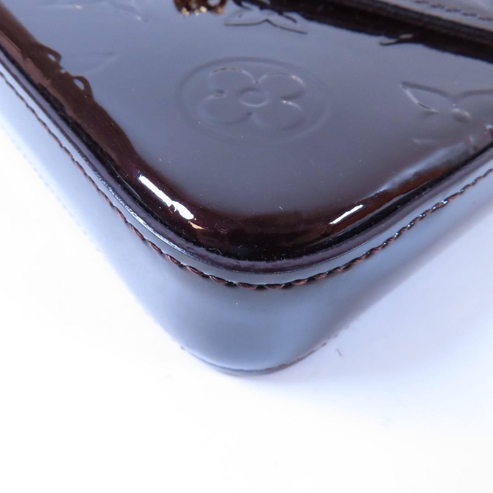 LOUIS VUITTON 【激減優惠】Vernis Pochette Felicie金扣肩背袋紫色