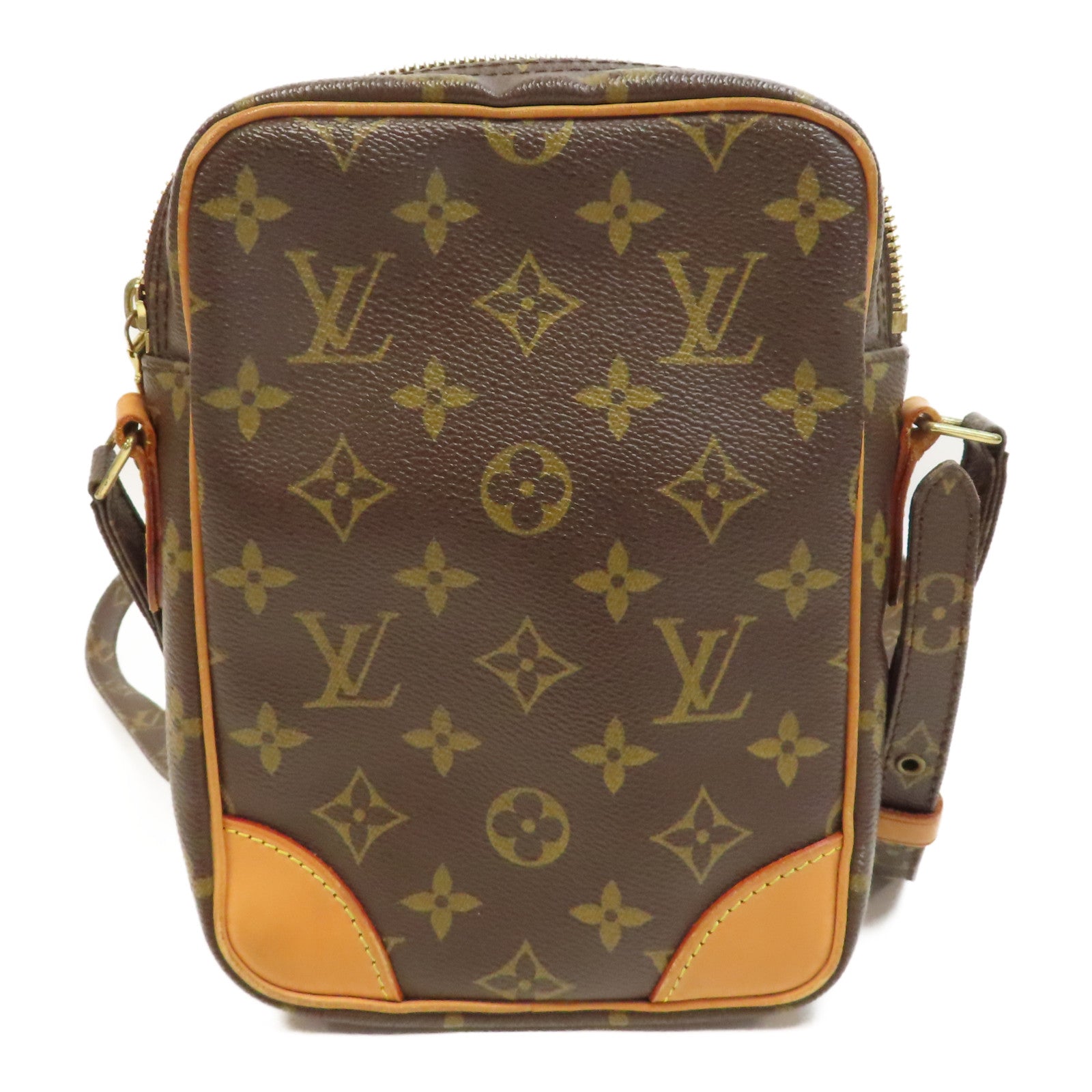 LOUIS VUITTON 【激減優惠】Monogram Amazon金扣肩背袋啡色
