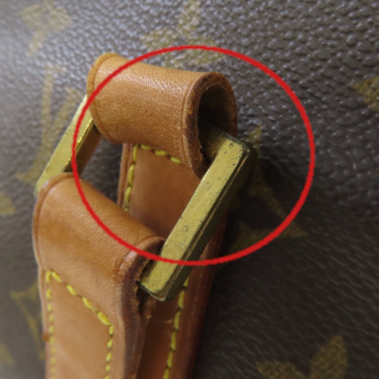 LOUIS VUITTON Monogram Cabas Piano Tote Bag金扣肩背袋啡色