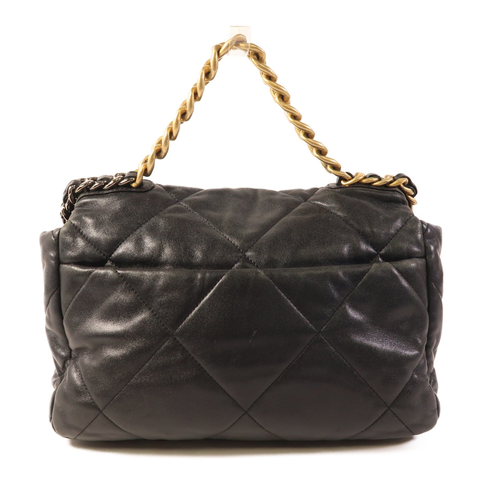 CHANEL 羊皮皮革C19 Medium手挽肩背兩用袋