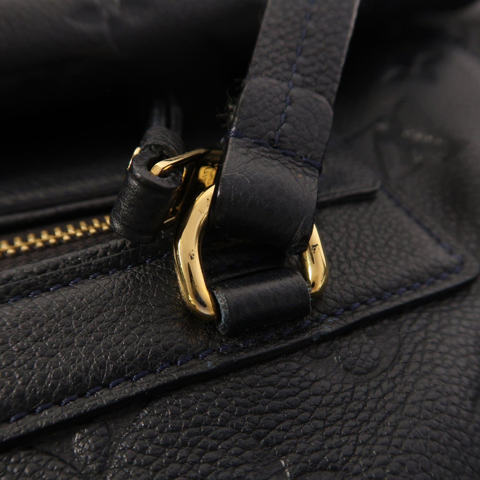 LOUIS VUITTON Monogram Empreinte Lumineuse PM金扣肩背袋