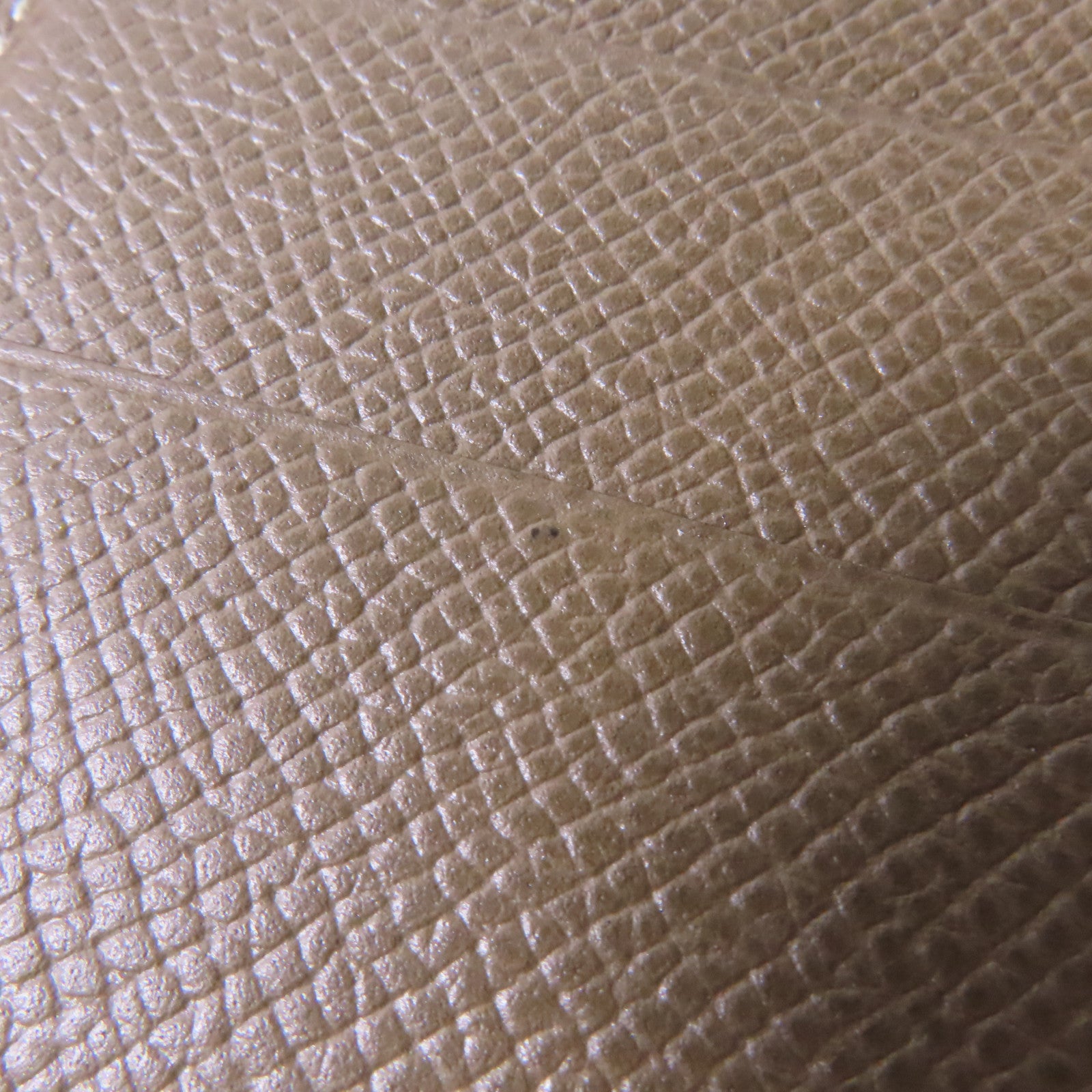 HERMES Epsom皮革Bearn Long Wallet銀扣長錢包大象灰色