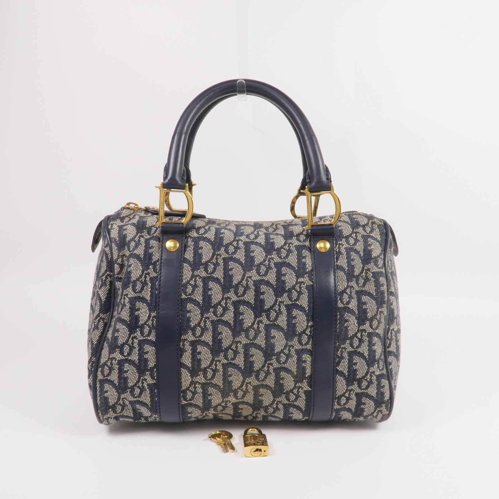 Dior 帆布Handbag金扣手挽袋