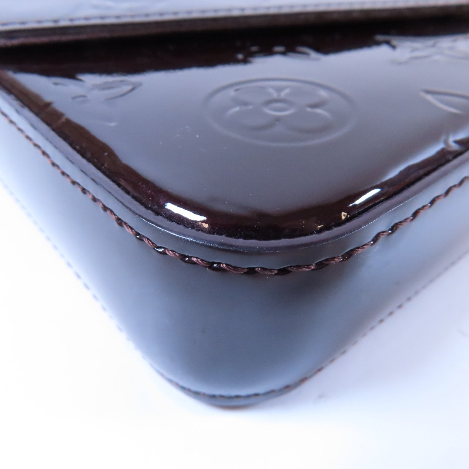 LOUIS VUITTON 【激減優惠】Vernis Pochette Felicie金扣肩背袋紫色