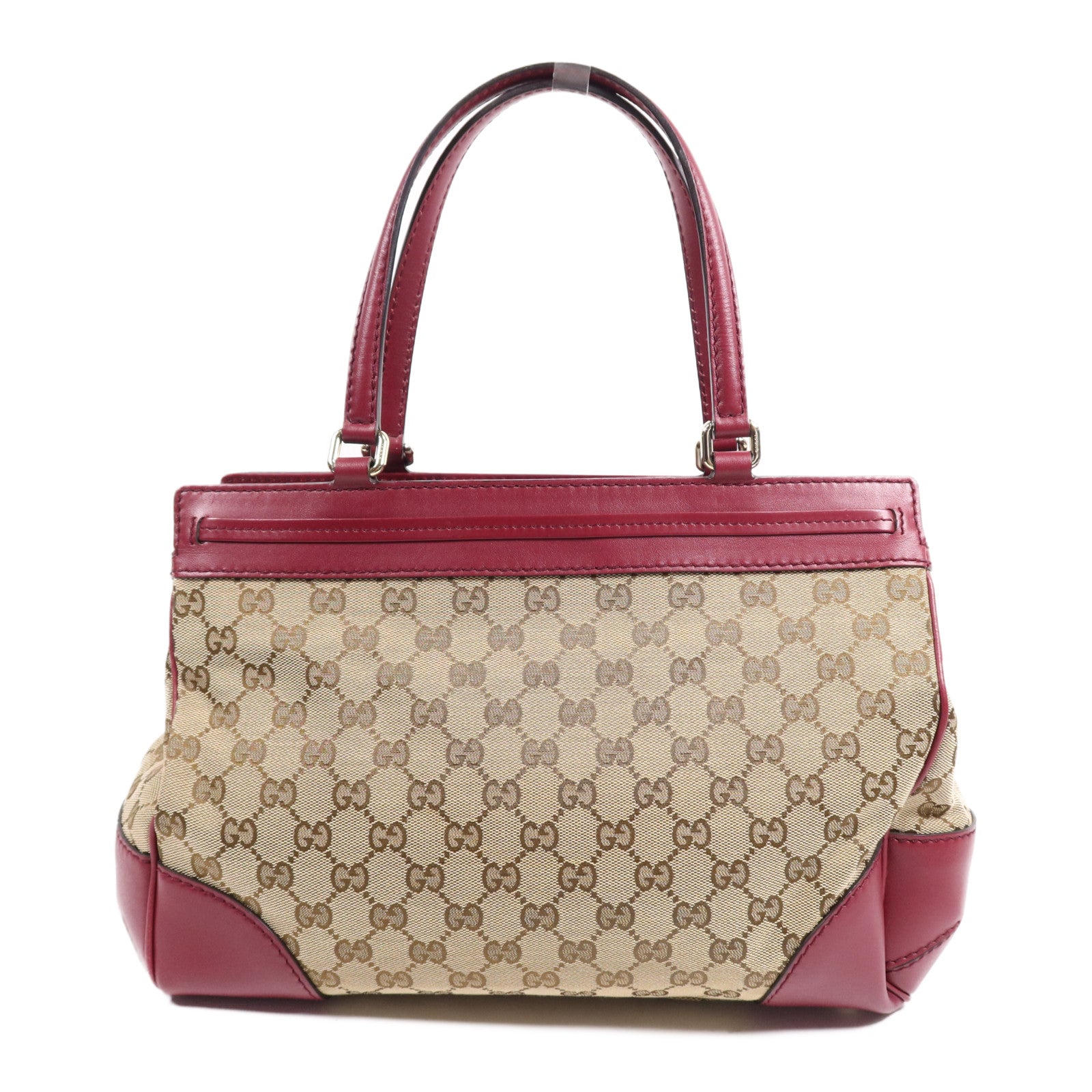 GUCCI 帆布Shoulder Bag金扣手挽袋