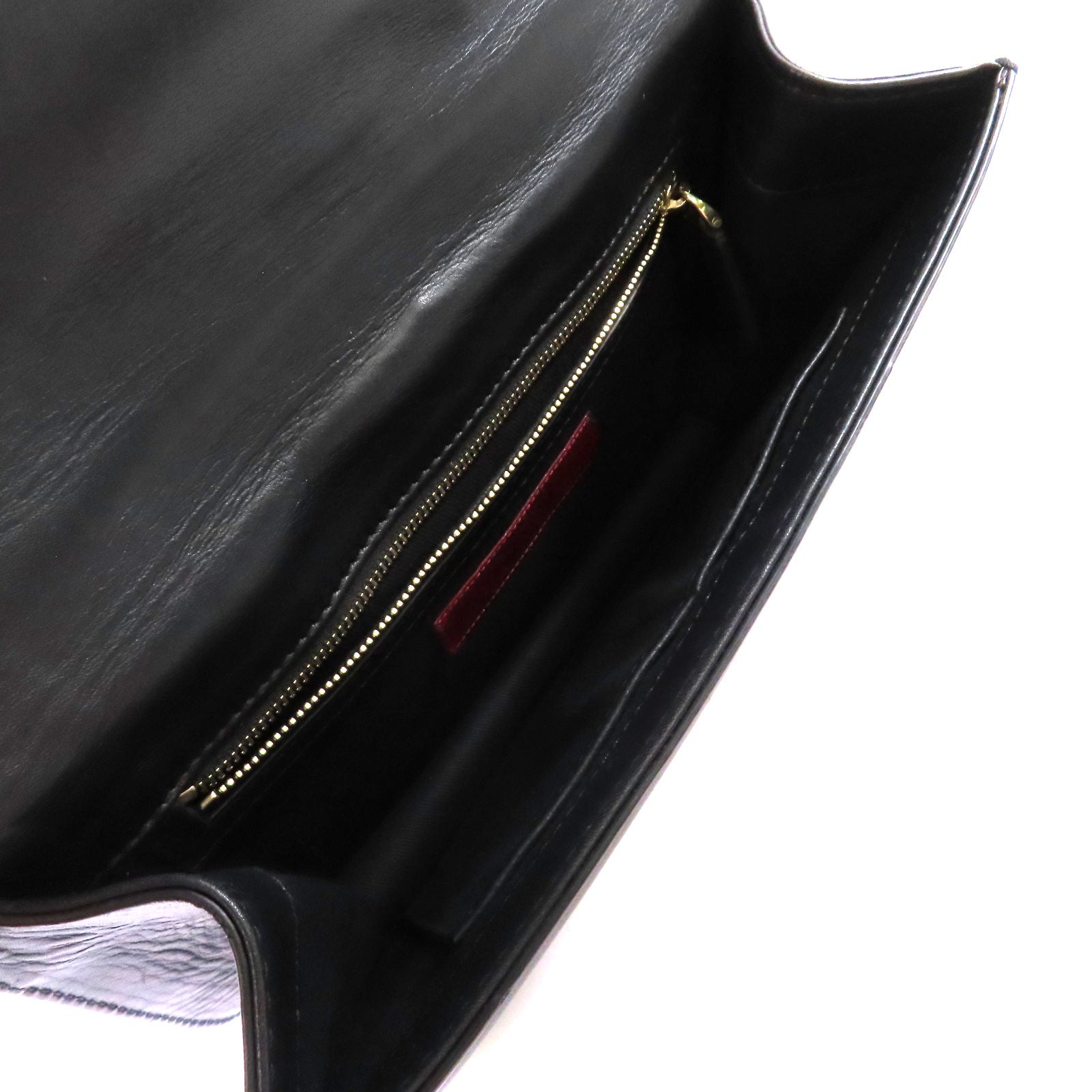 Valentino 【激減優惠】牛皮皮革Garavani Rockstud Chain Shoulder Bag金扣鏈帶肩背袋黑色