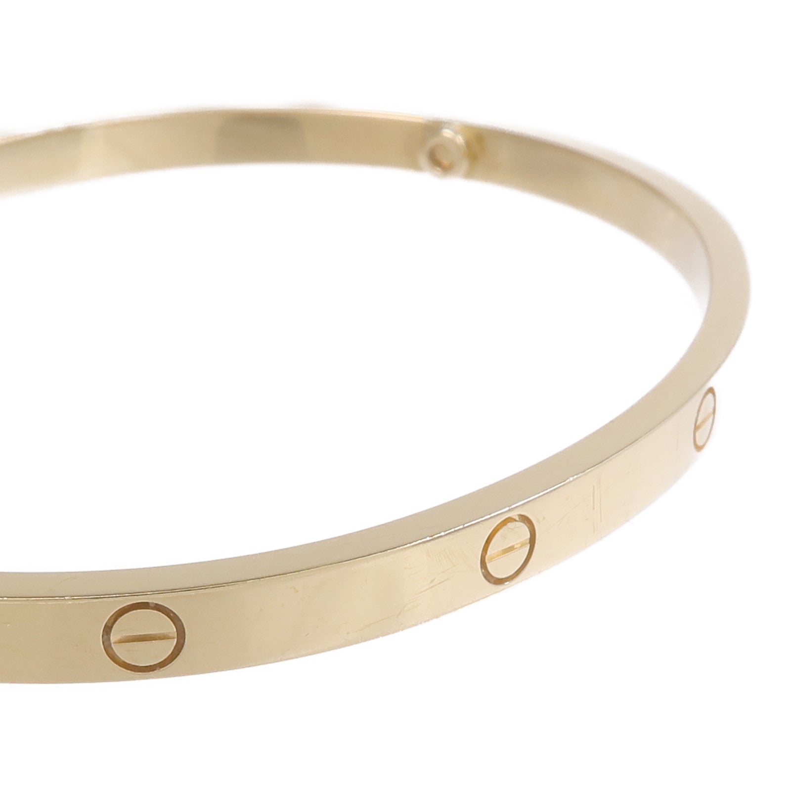 CARTIER 18K黃金Love Bracelet手鐲