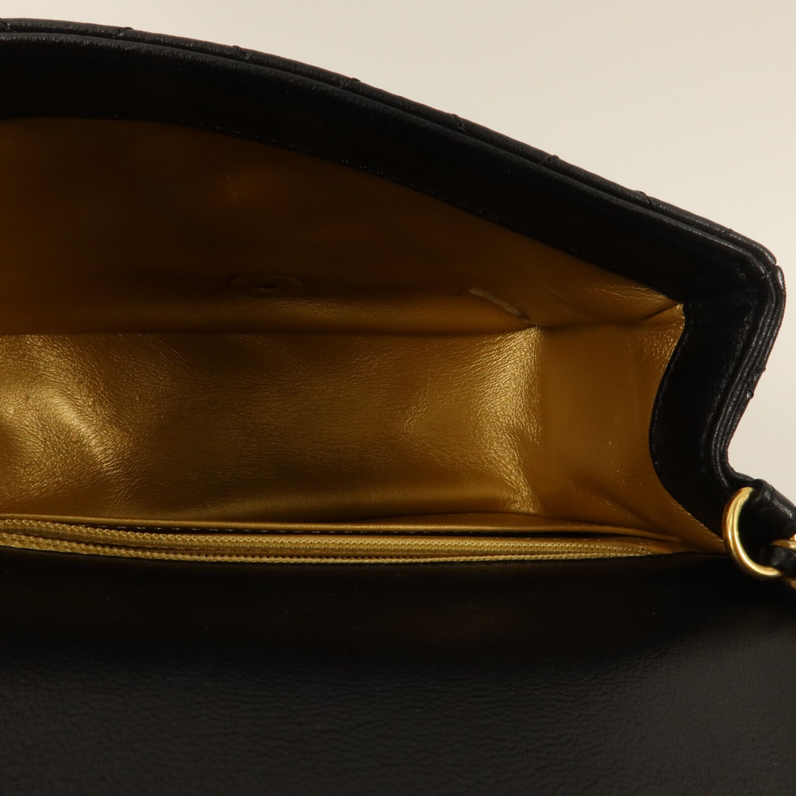 CHANEL 羊皮皮革Mini Classic 17 With Gold Ball鏈帶肩背袋