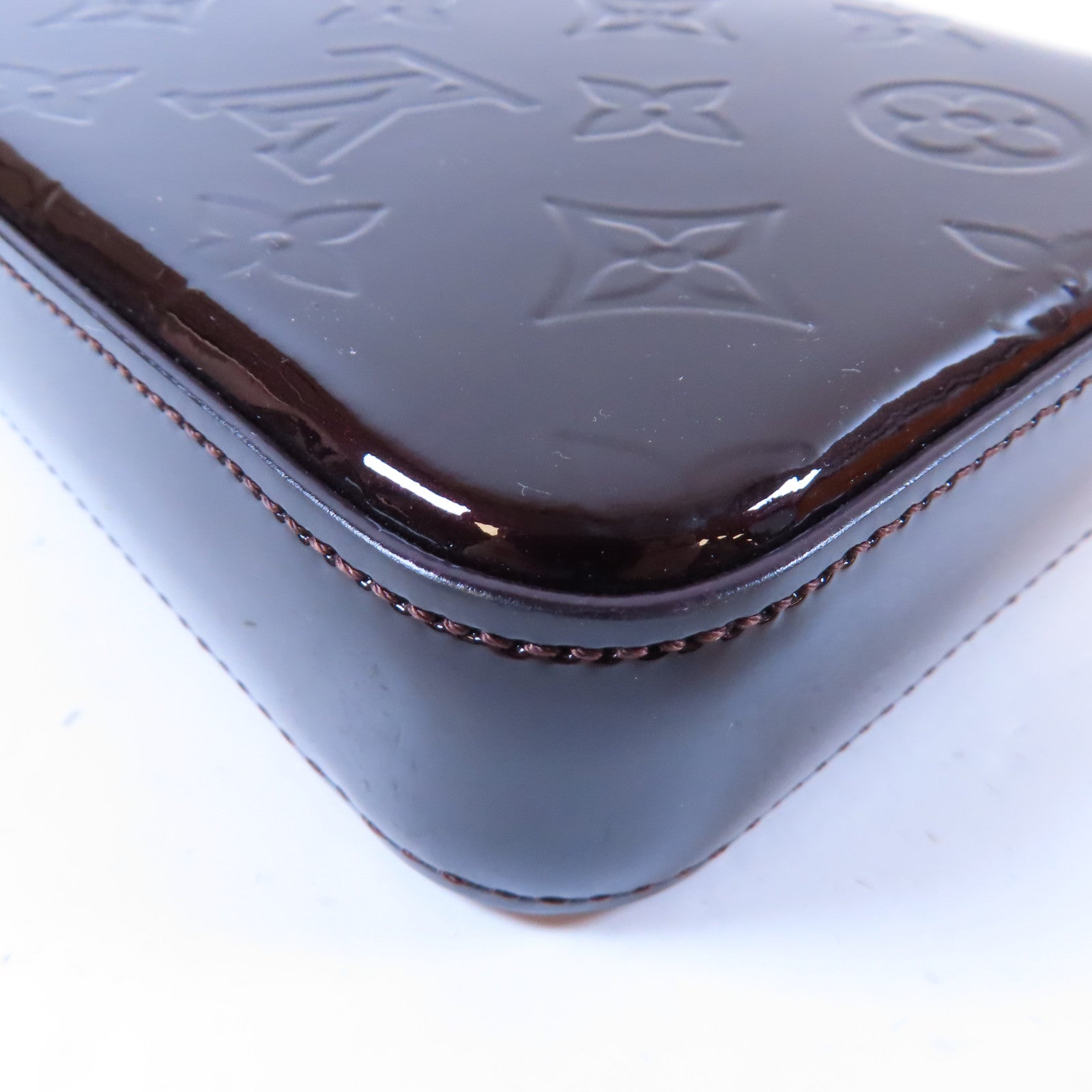 LOUIS VUITTON 【激減優惠】Vernis Pochette Felicie金扣肩背袋紫色