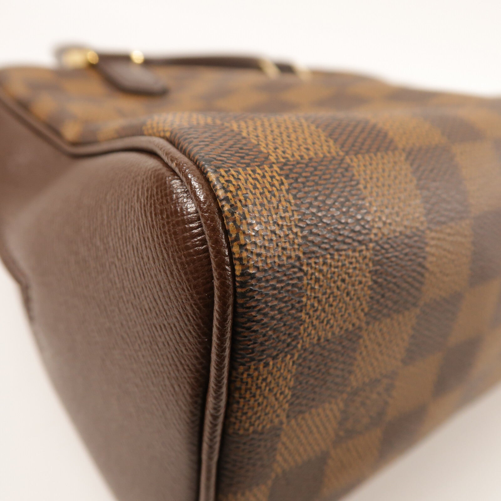 LOUIS VUITTON Damier Brera金扣手挽袋