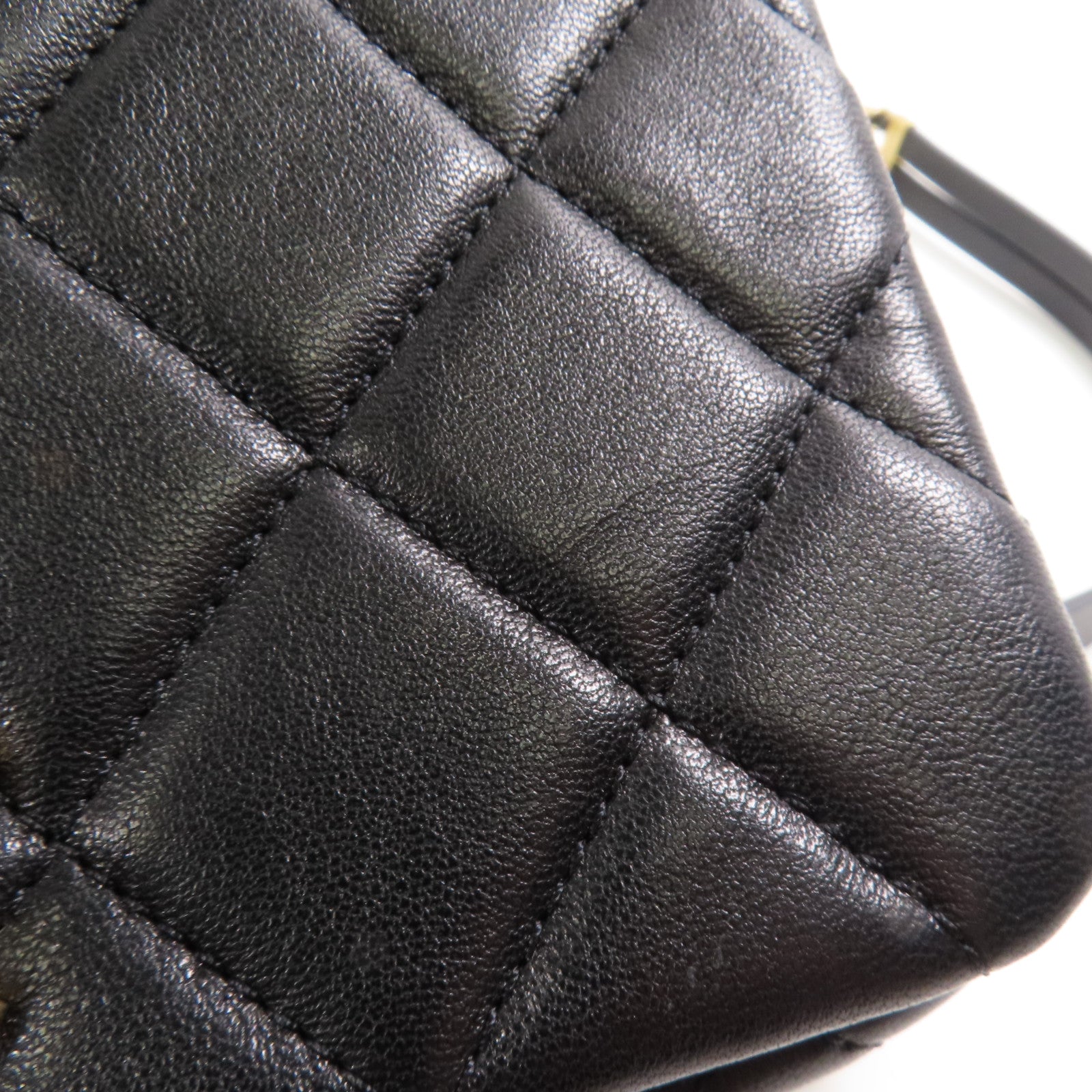 CHANEL CC GHW Chain Shoulder Bag Calfskin Leather AS4340 Black