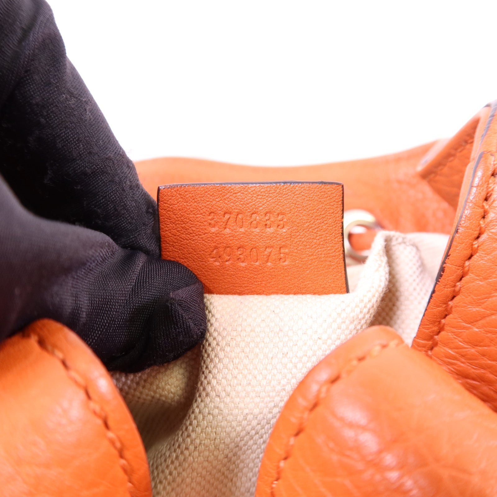 GUCCI 牛皮皮革Backpack銀扣背包