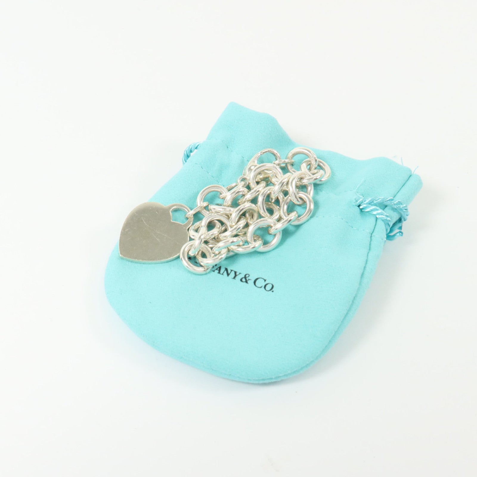 TIFFANY＆CO 925純銀Return to Heart Tag手鏈