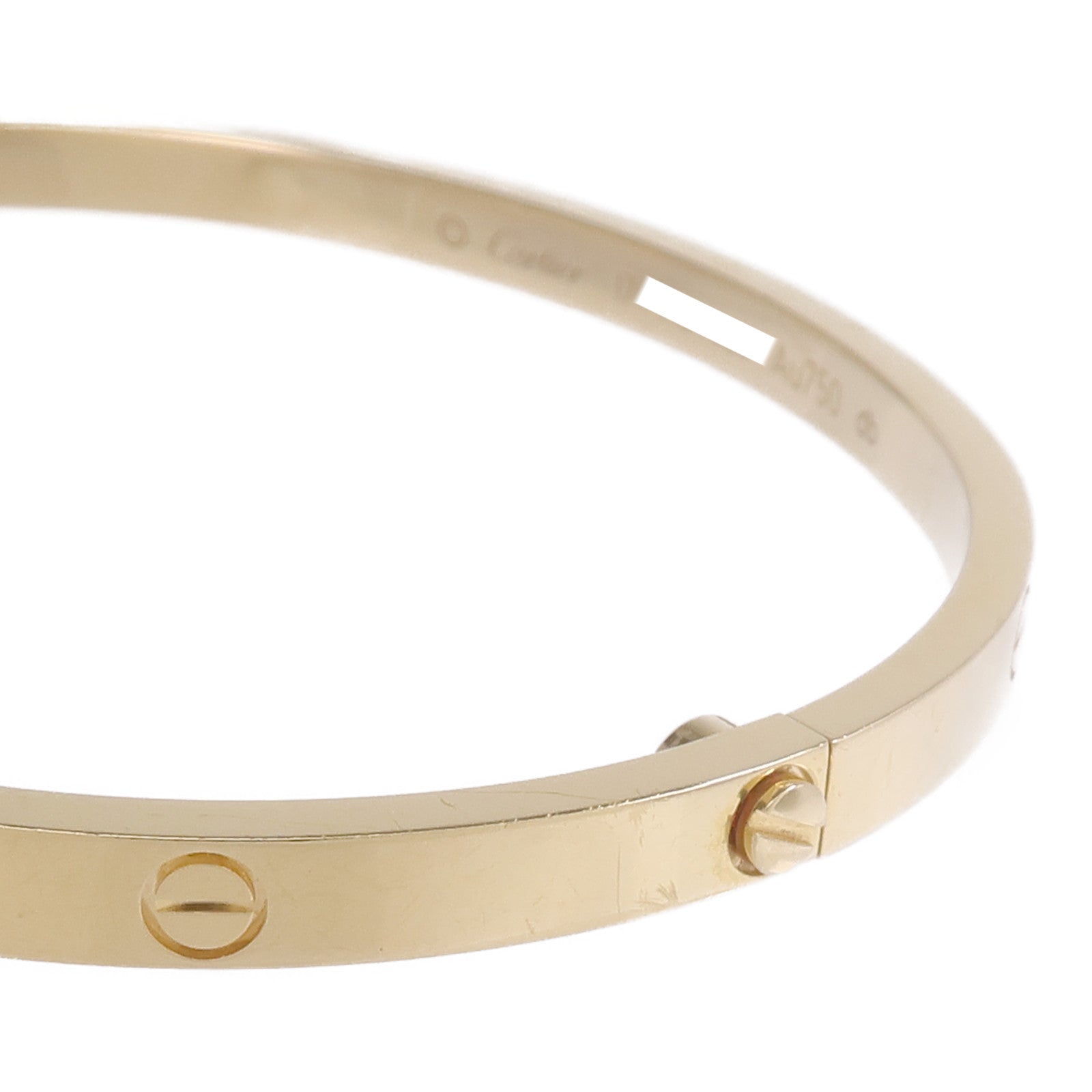 CARTIER 18K黃金Love Bracelet手鐲