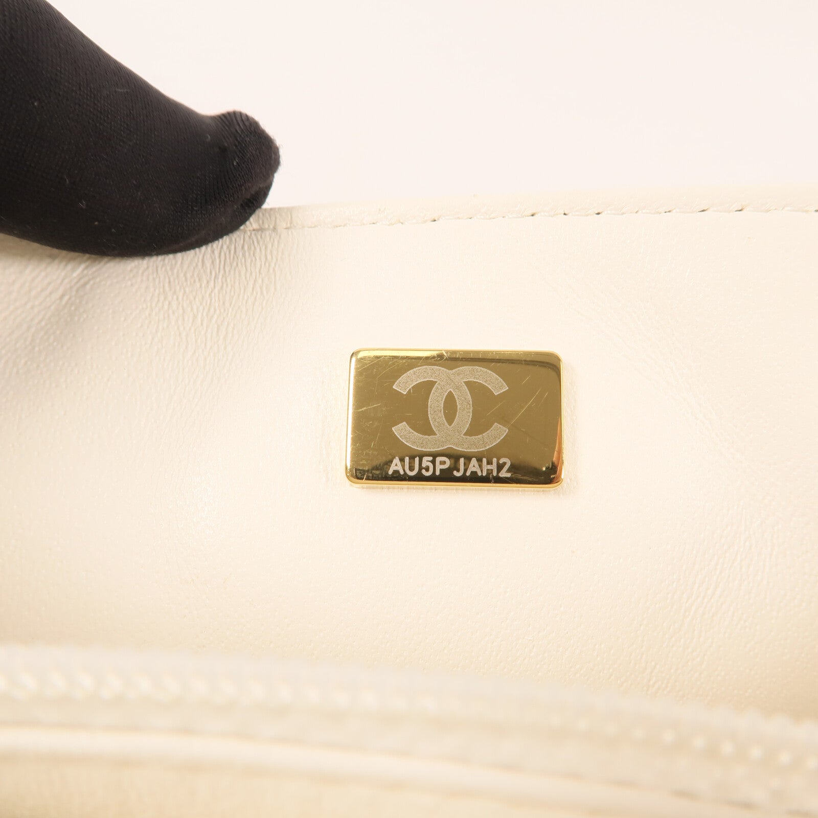 CHANEL 羊皮皮革Mini Flap金扣鏈帶肩背袋