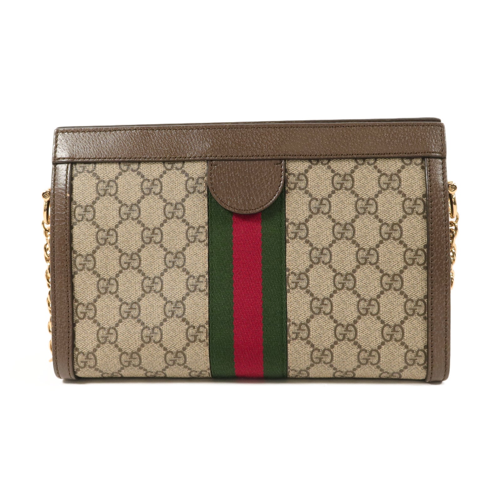 GUCCI 塗層帆布Ophidia GG Small鏈帶肩背袋