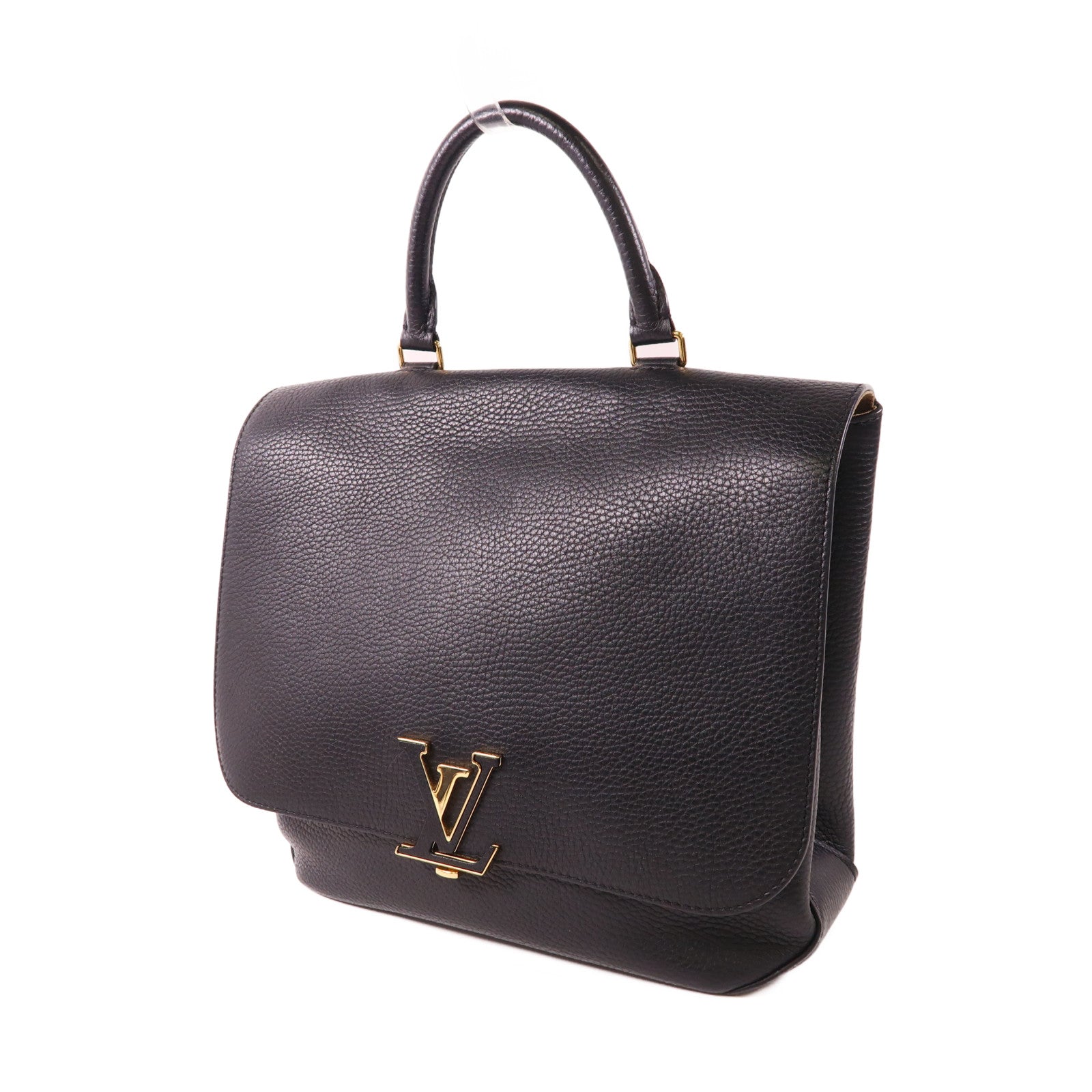 LOUIS VUITTON Taurillon Volta金扣手挽肩背兩用袋