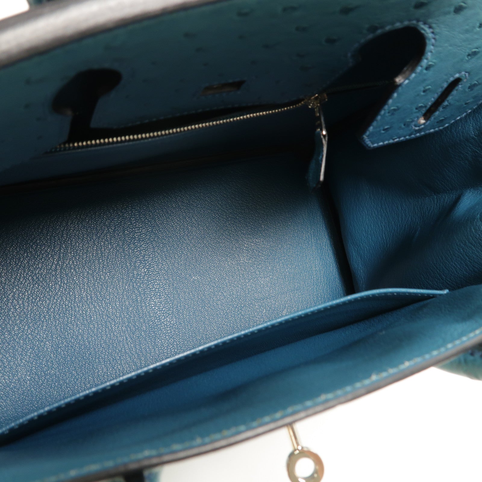 HERMES Ostrich皮革Birkin 30手挽袋Cobalt