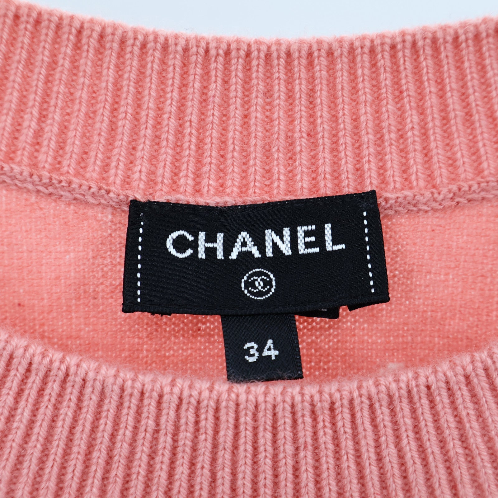 CHANEL Cashmere/Polyamide Coco Daisy Knitted Sweater針織