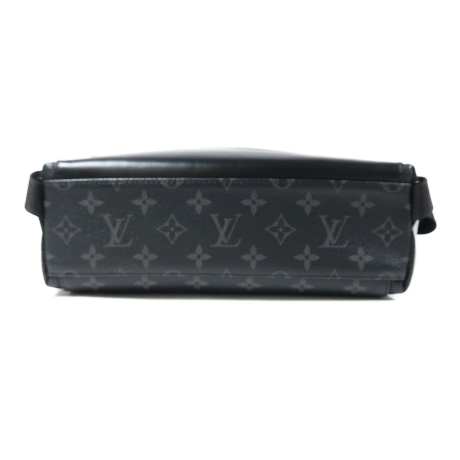 LOUIS VUITTON Monogram Eclipse Messenger PM Voyager銀扣肩背袋