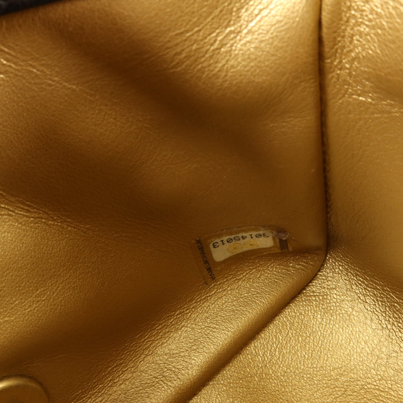 CHANEL 羊皮皮革Mini Classic 17 With Gold Ball鏈帶肩背袋