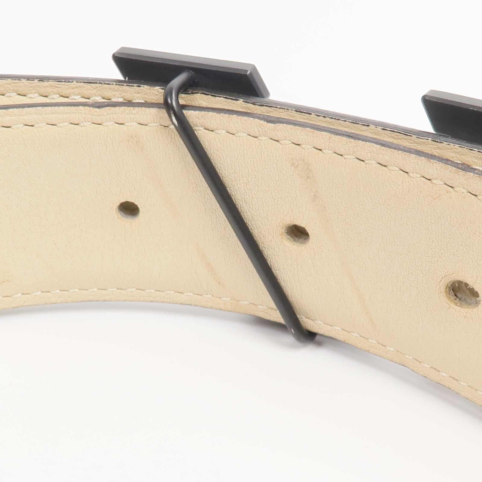HERMES Epsom/Swift皮革H Speed Belt 90cm皮帶Beton/Nata