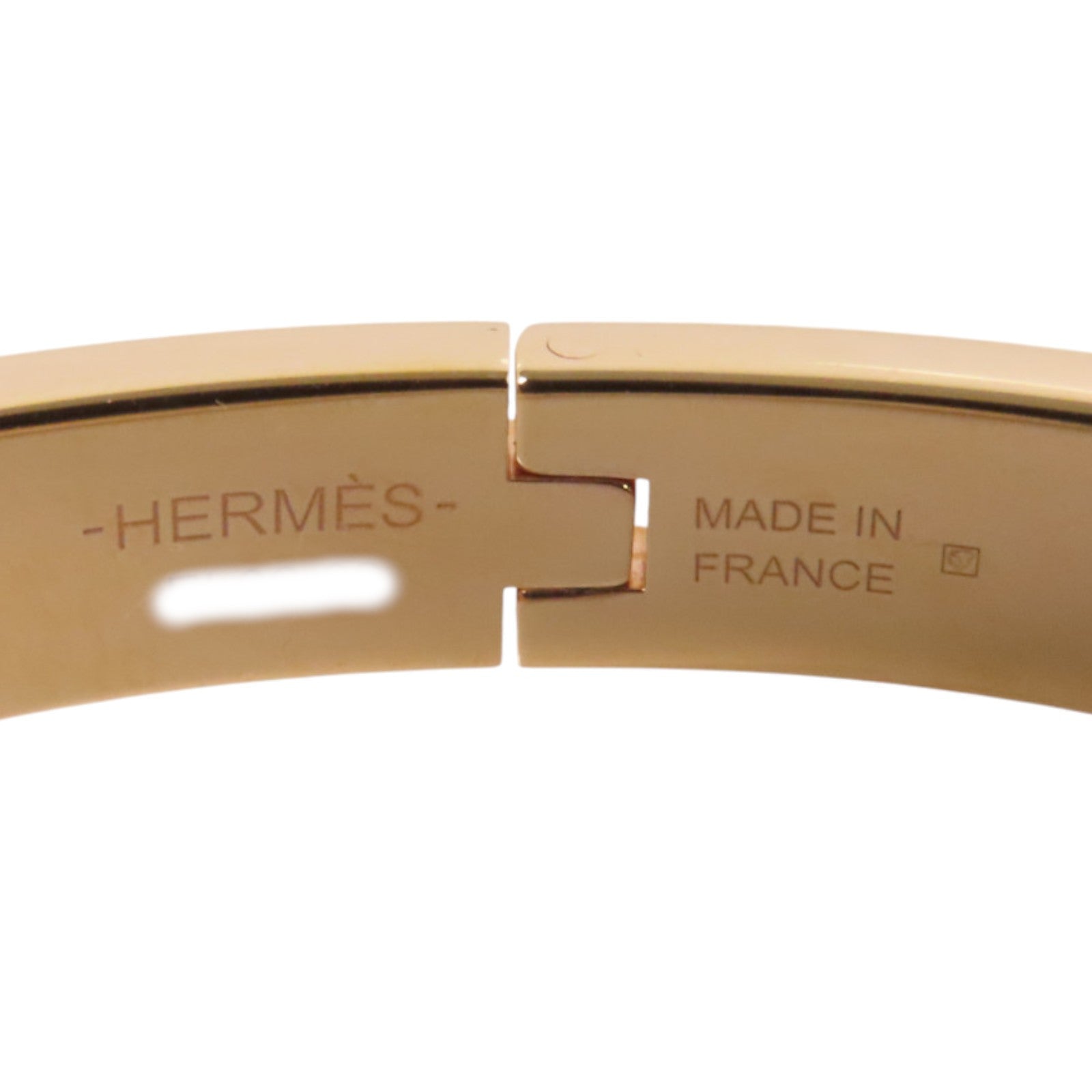 HERMES 金屬/琺瑯Mini Clic Chaine d'Ancre Bracelet金扣手鐲