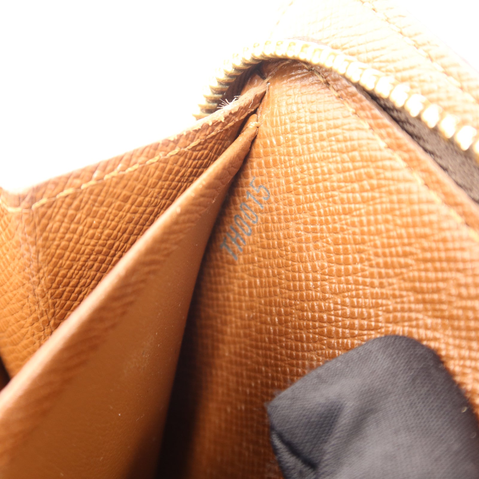 LOUIS VUITTON Monogram Porte Monnaie Zip Long Wallet金扣長錢包