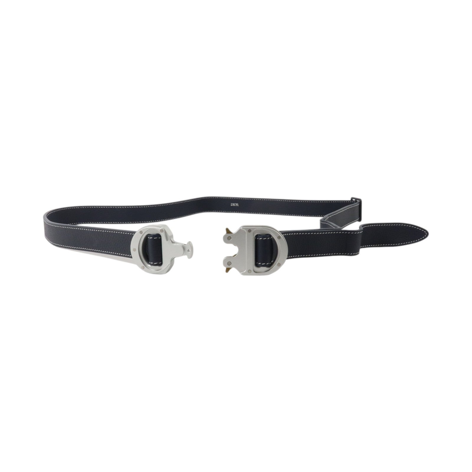 Dior 牛皮皮革Shoulder Strap銀扣肩帶