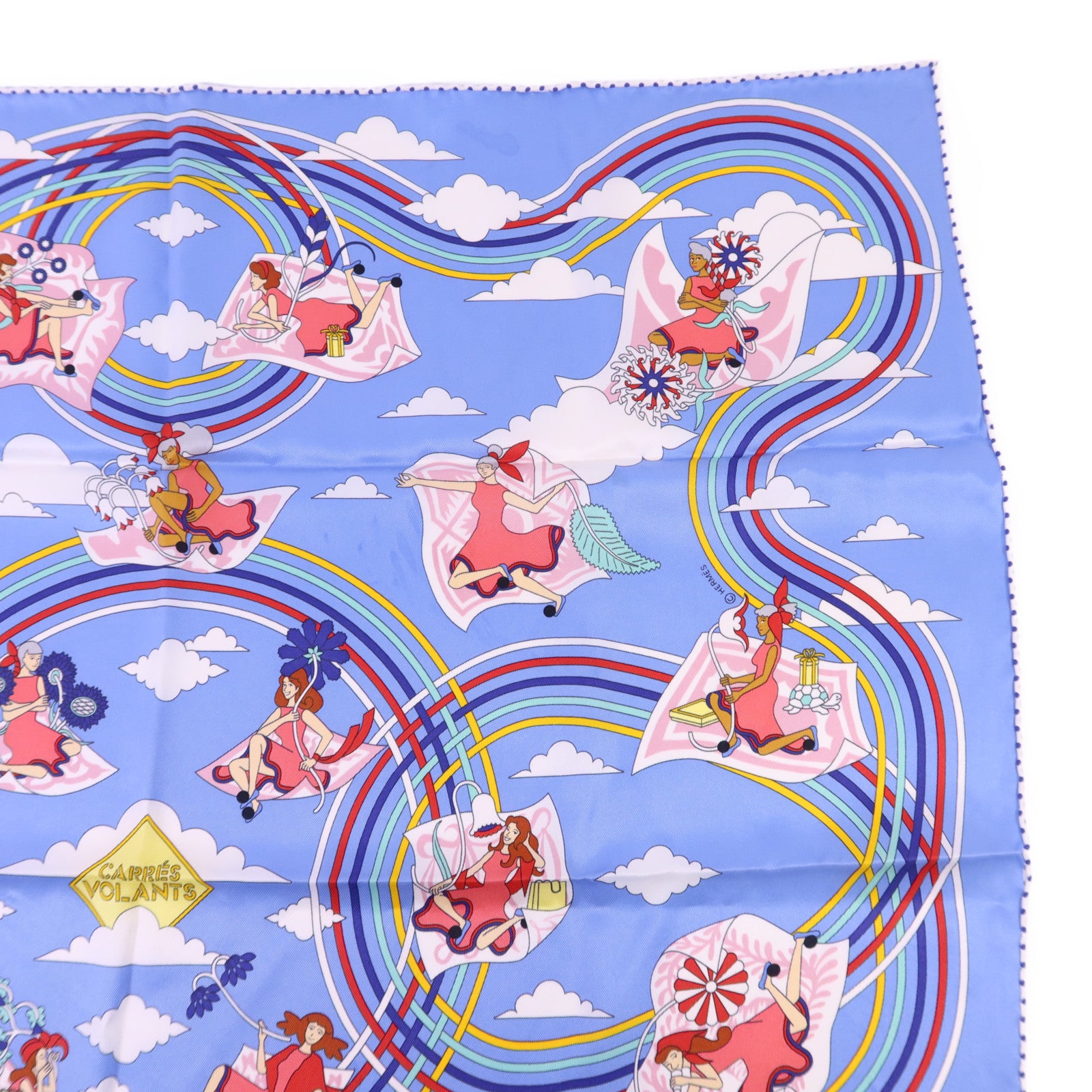HERMES 絲質Scarf 65x65絲巾