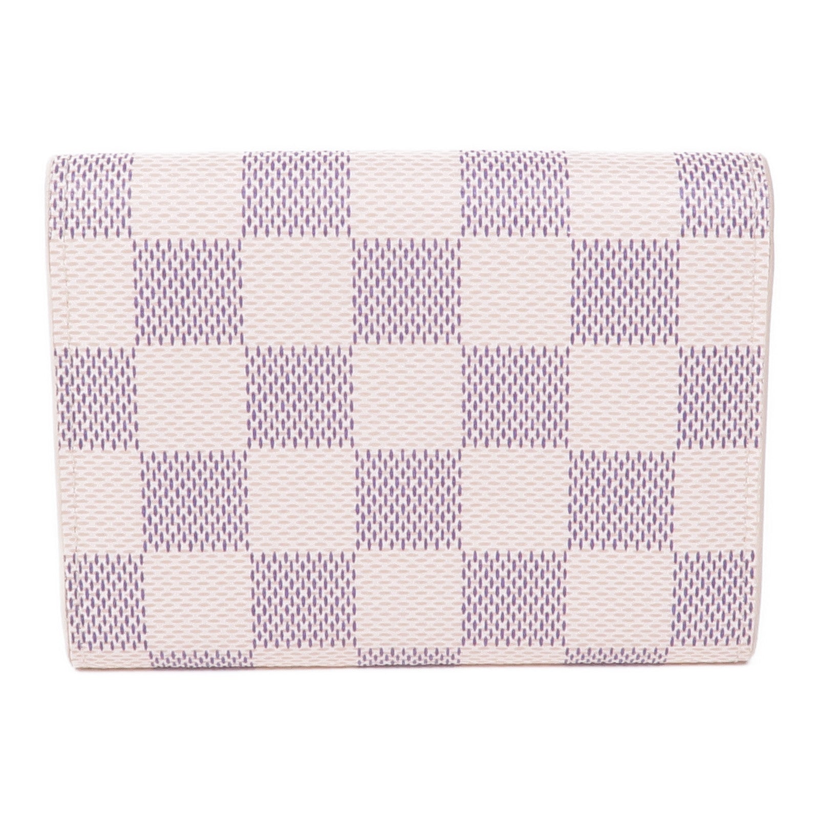 LOUIS VUITTON Damier Azur Rossalie Coin Purse金扣零錢包