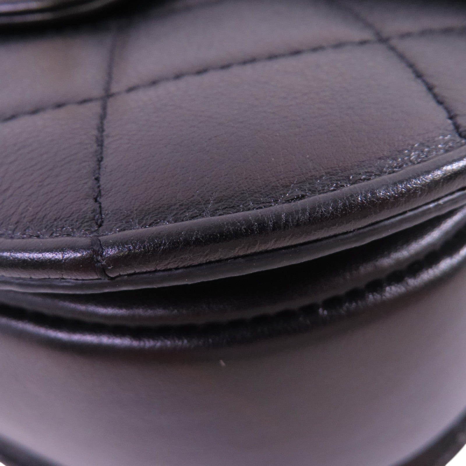 CHANEL 牛皮皮革Chain Shoulder Bag金扣鏈帶肩背袋