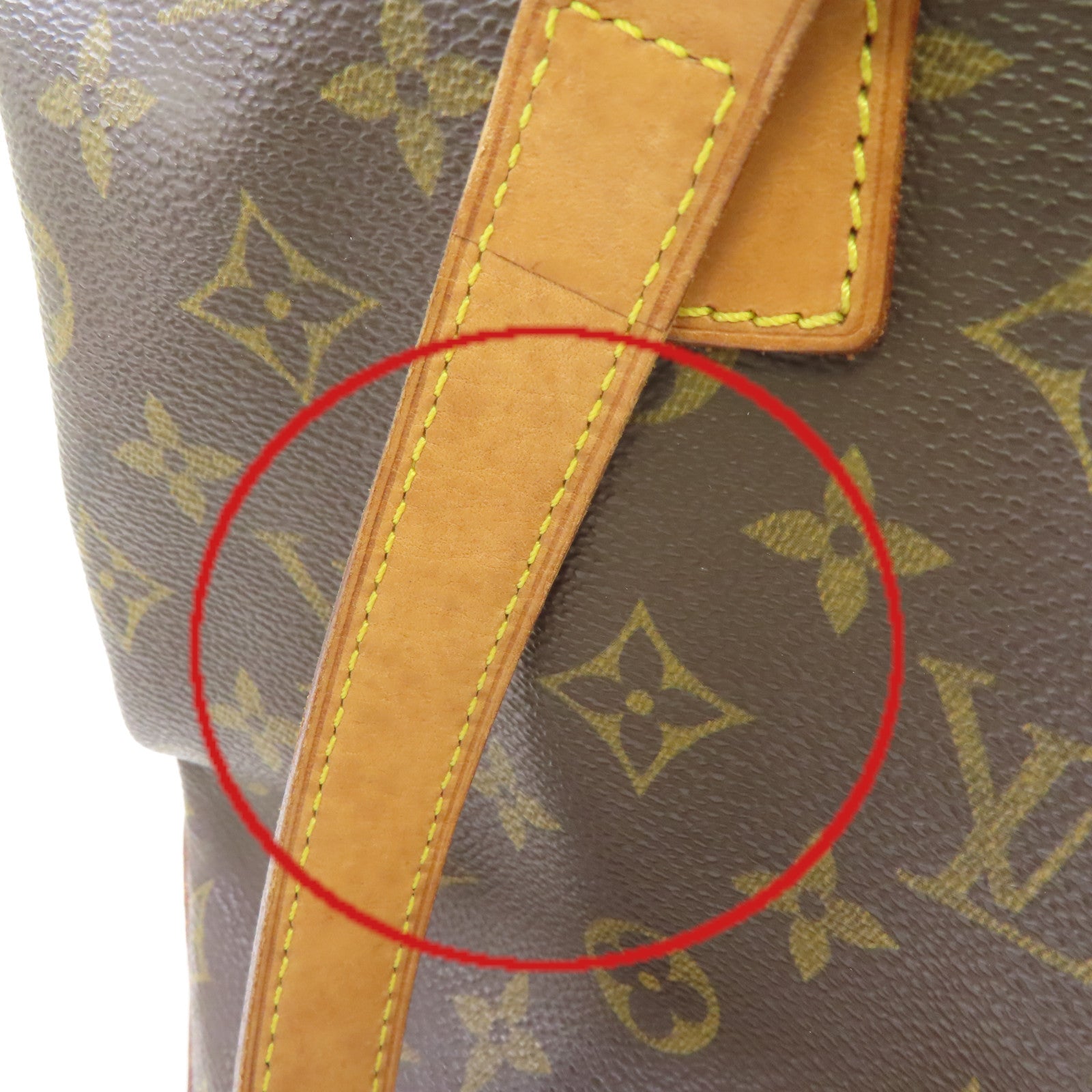 LOUIS VUITTON Monogram Cabas Piano Tote Bag金扣肩背袋啡色