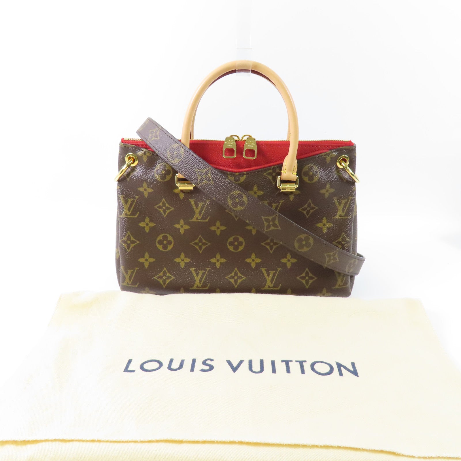 LOUIS VUITTON Monogram Eclipse City Keepall手挽肩背兩用袋