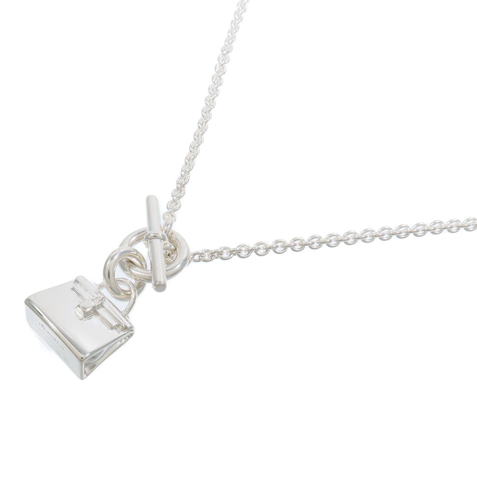 HERMES 925純銀Amuletter Kelly Pendant項鍊