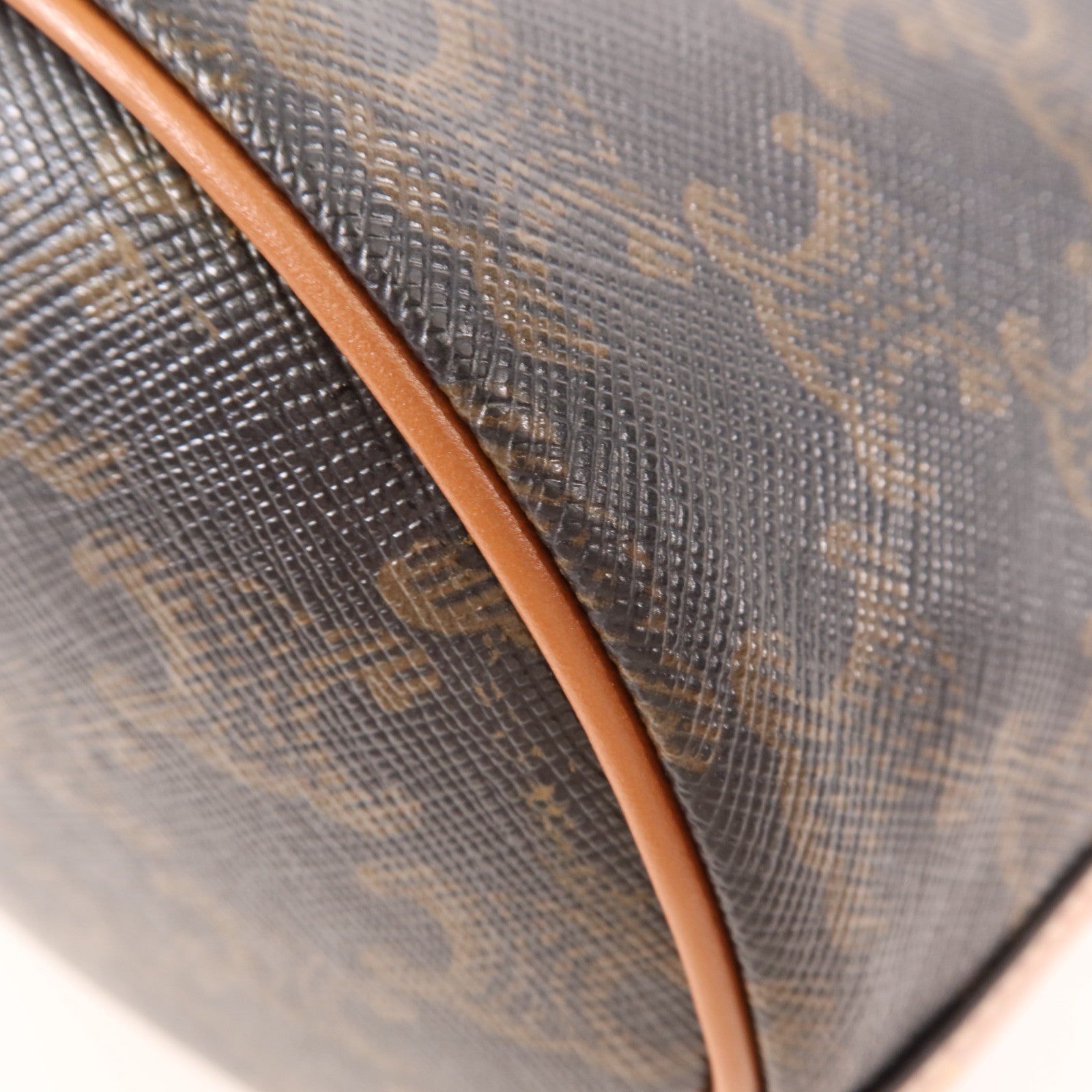 CELINE 塗層帆布Triomphe Drawstring Small Bucket金扣肩背袋