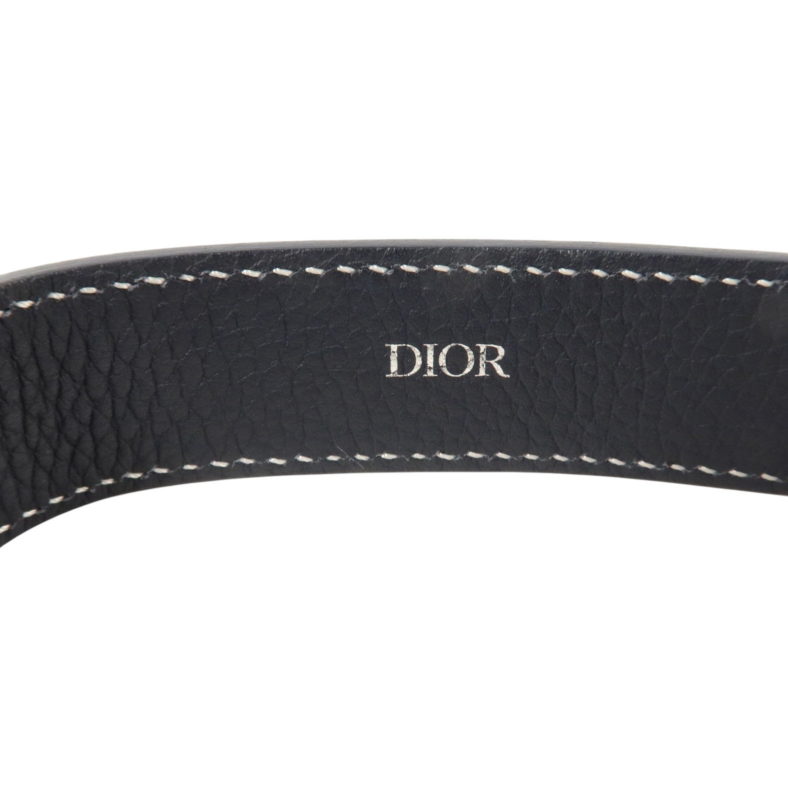 Dior 牛皮皮革Shoulder Strap銀扣肩帶
