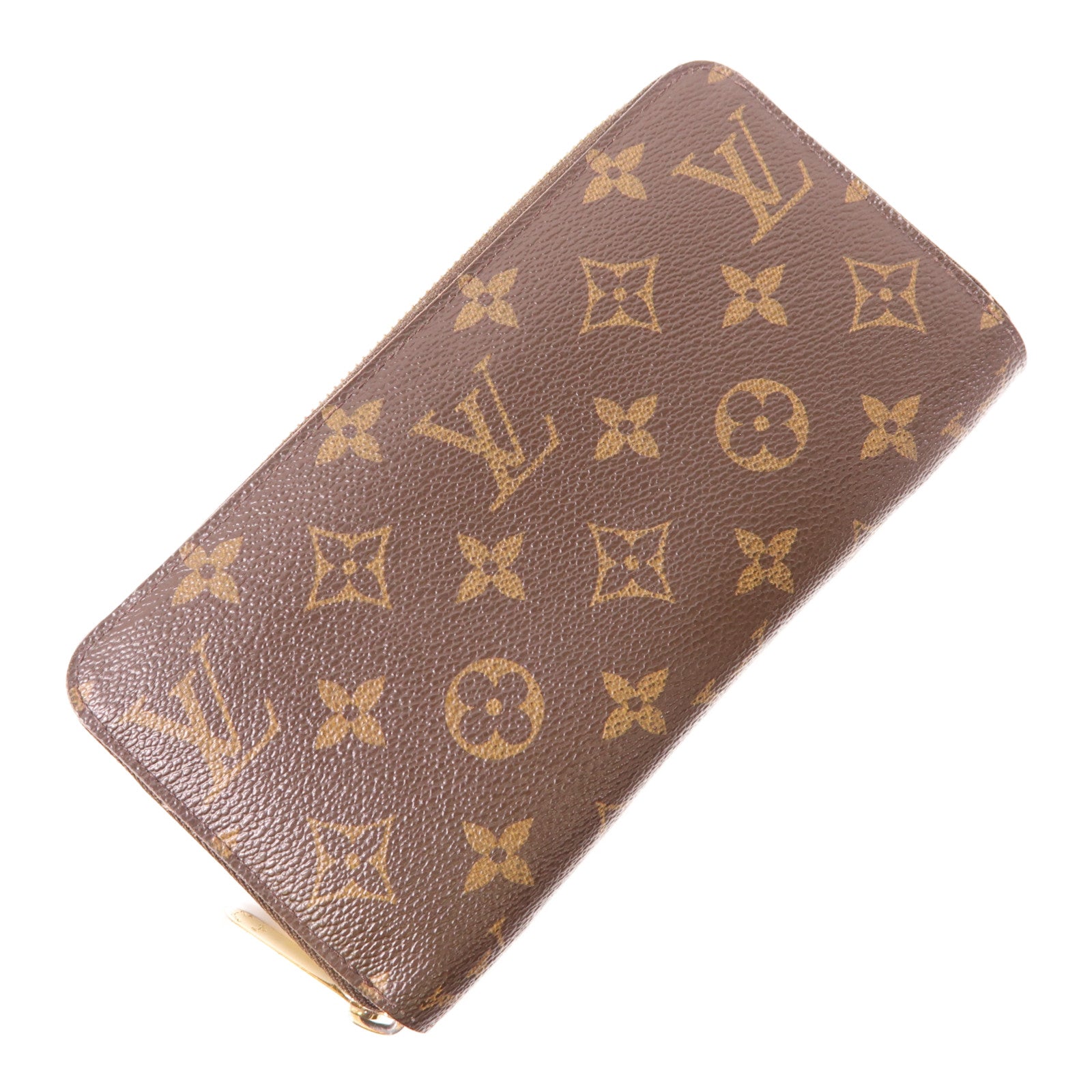 LOUIS VUITTON Monogram Zipper Long Wallet金扣長錢包