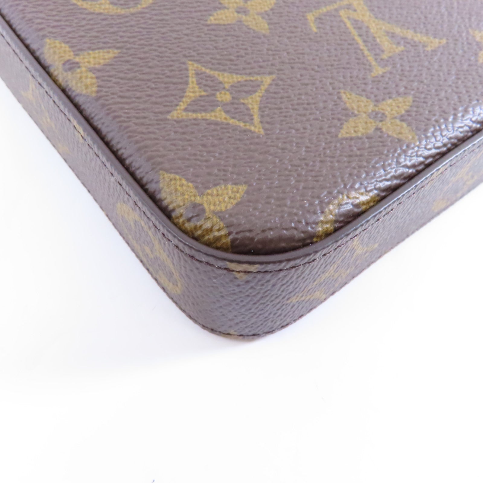 LOUIS VUITTON Monogram Pochette Felicie金扣鏈帶肩背袋