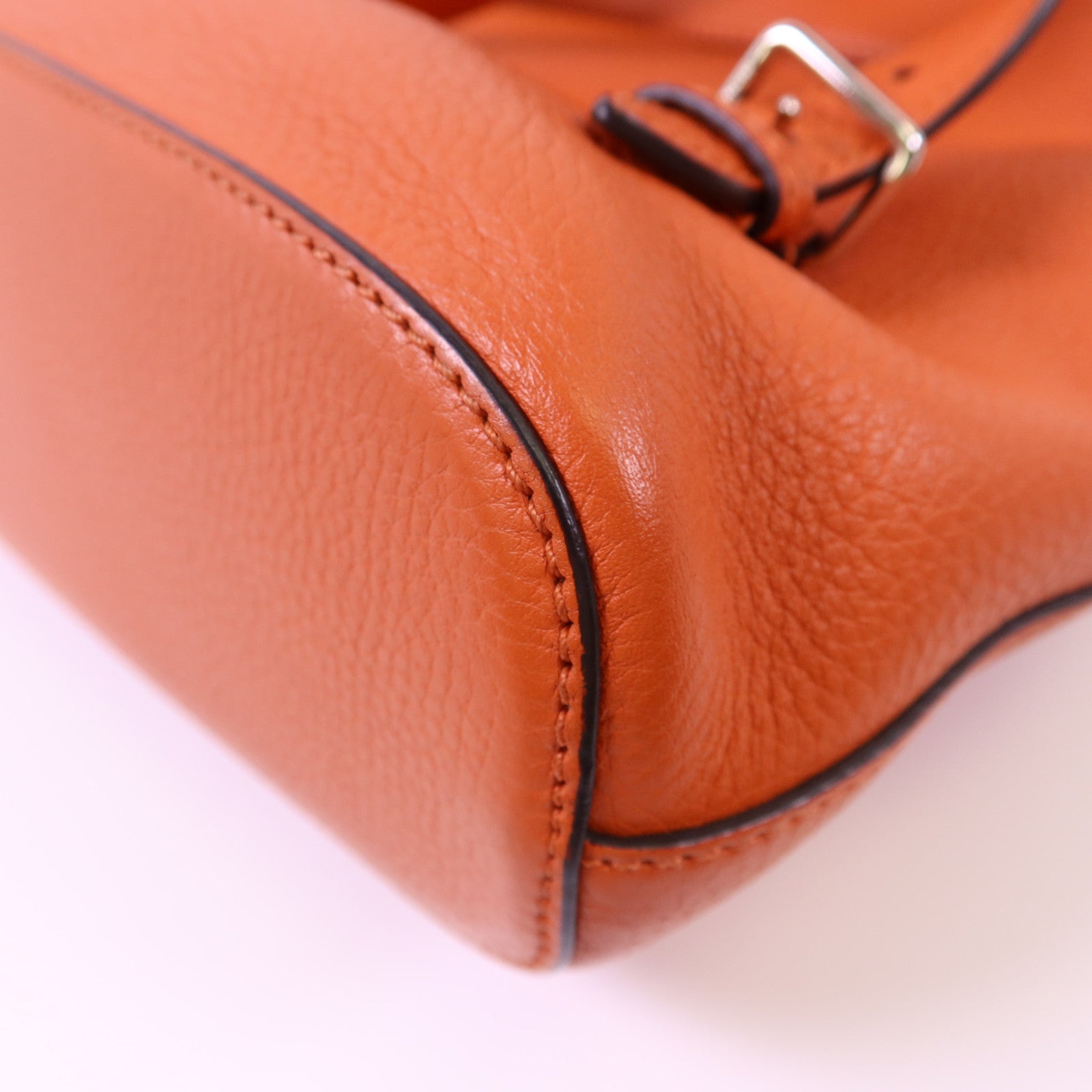 GUCCI 牛皮皮革Backpack銀扣背包