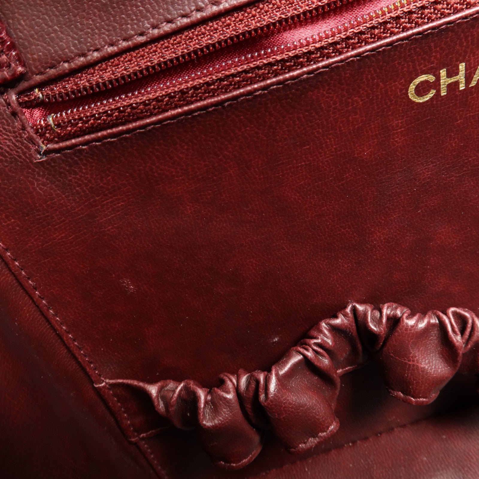 CHANEL 【激減優惠】牛皮皮革2Way Shoulder Bag金扣手挽肩背兩用袋