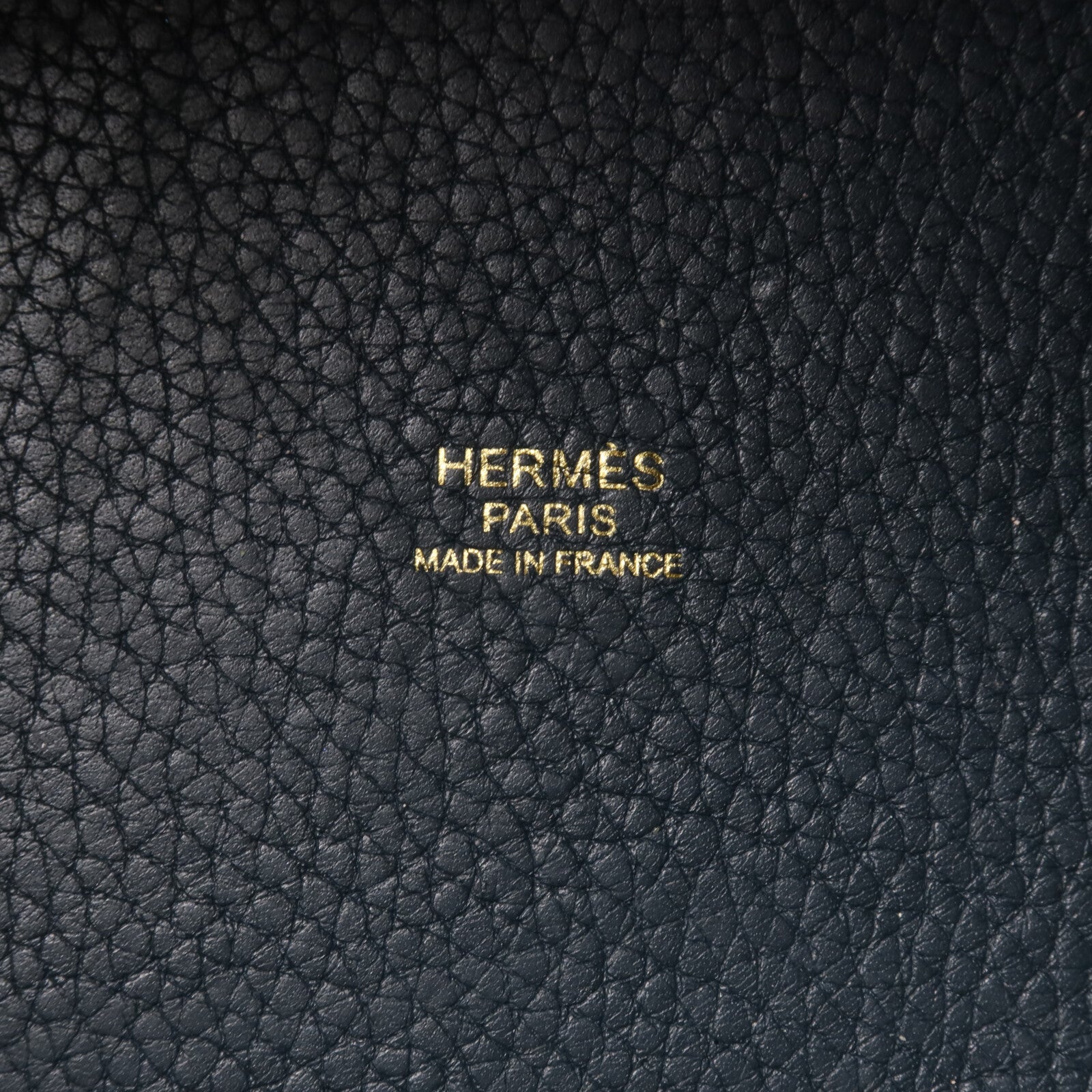 HERMES Clemence皮革Picotin MM扣手挽袋Vert Cypres
