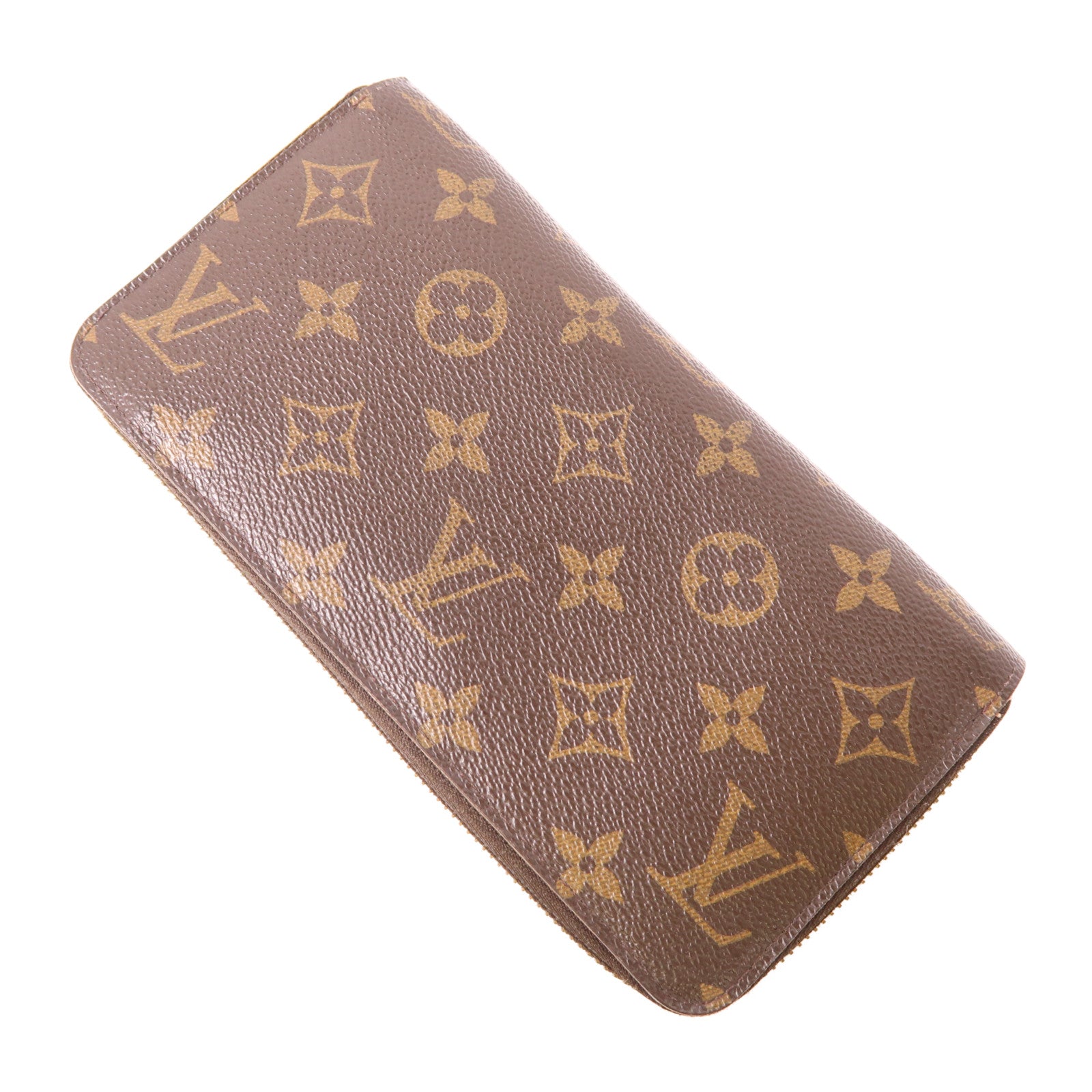 LOUIS VUITTON Monogram Zipper Long Wallet金扣長錢包