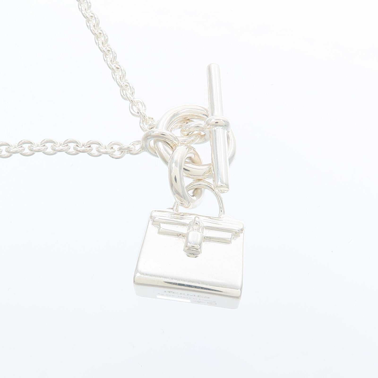 HERMES 925純銀Amuletter Kelly Pendant項鍊