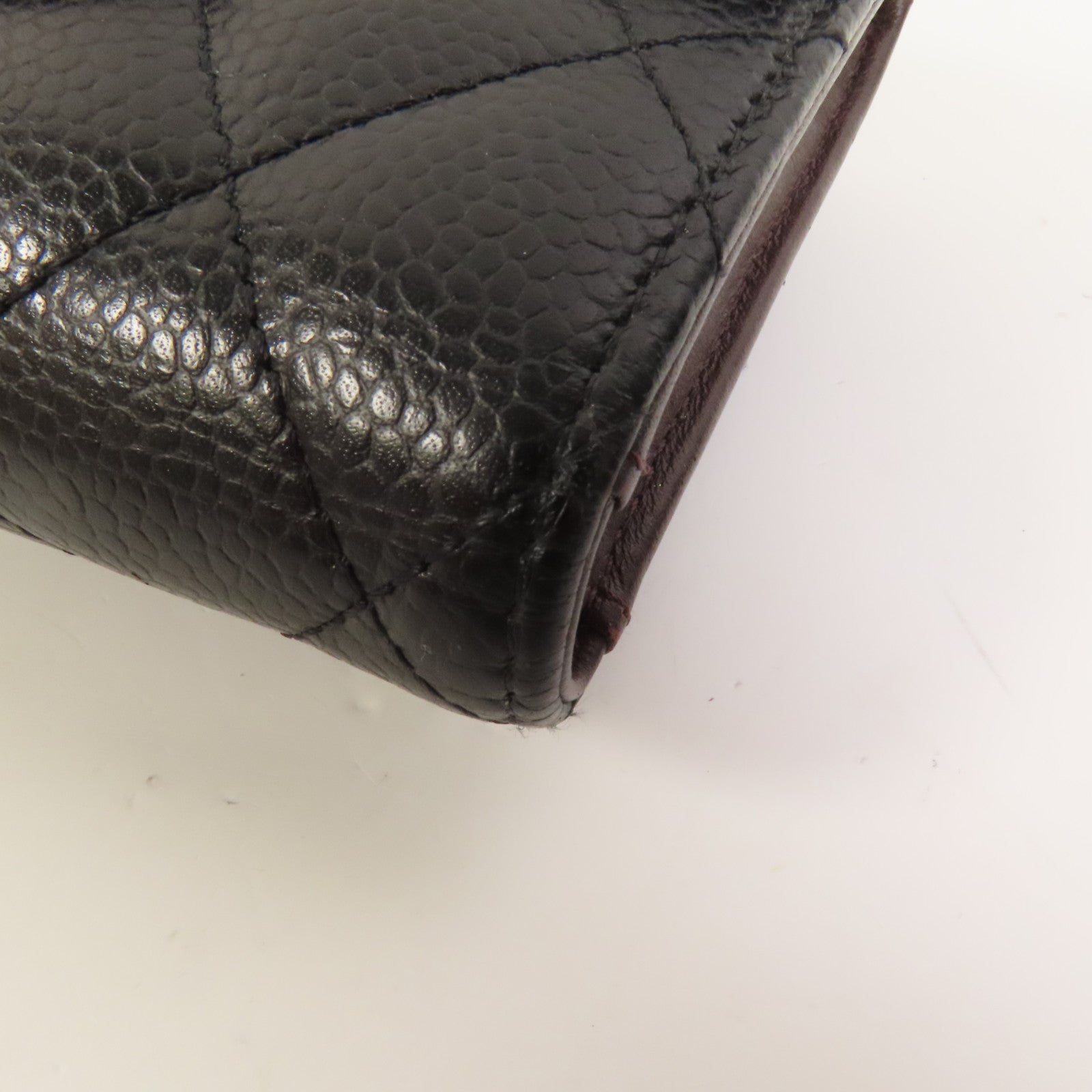 CHANEL 牛皮皮革Wallet金扣銀包