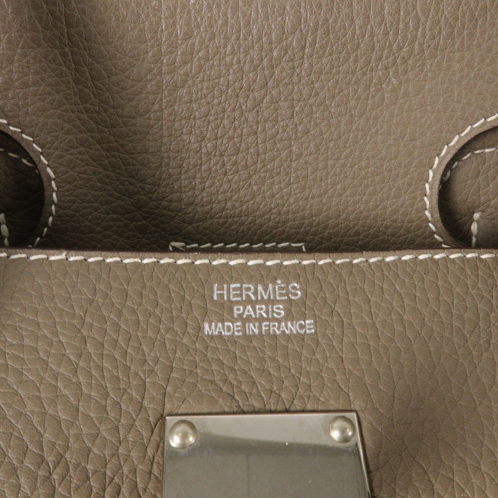 HERMES Togo皮革Birkin 40手挽袋Etoupe