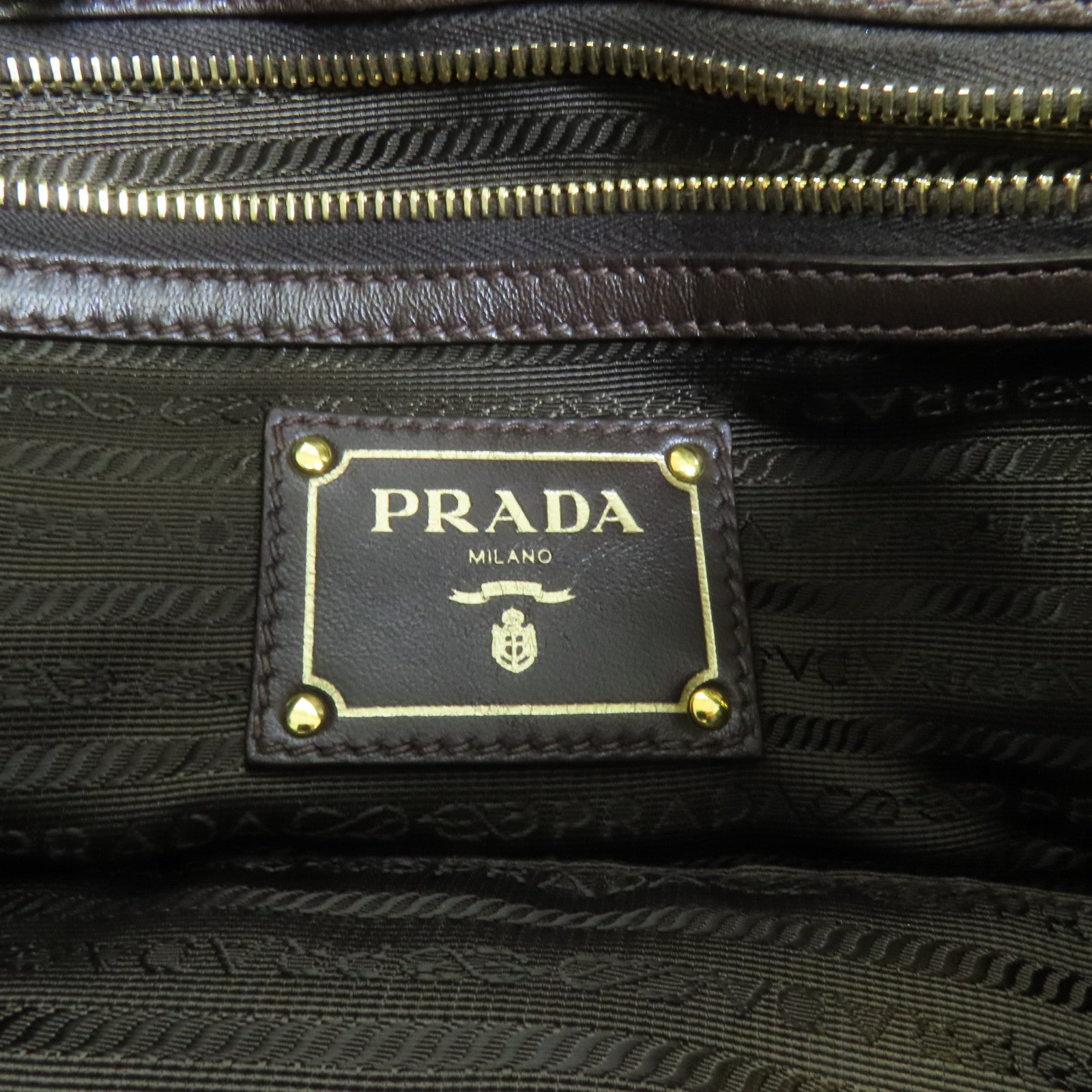 PRADA 尼龍2Way Shoulder金扣手挽肩背兩用袋