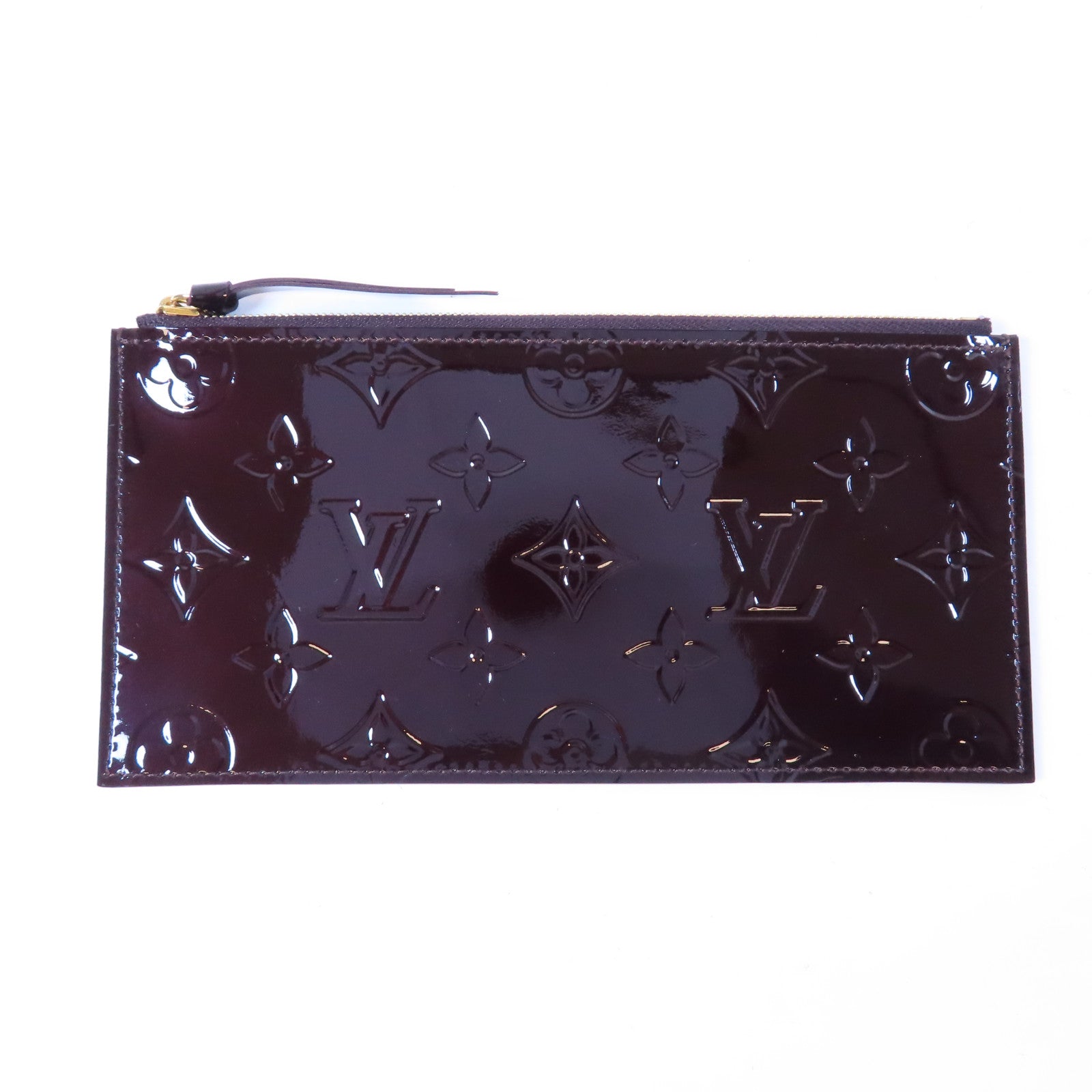 LOUIS VUITTON 【激減優惠】Vernis Pochette Felicie金扣肩背袋紫色