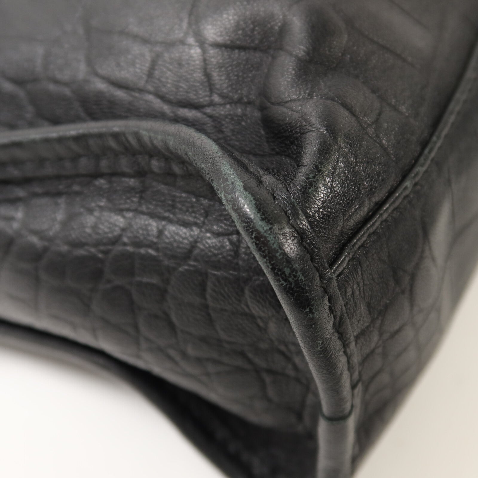 BALENCIAGA 牛皮皮革Mini City手挽肩背兩用袋