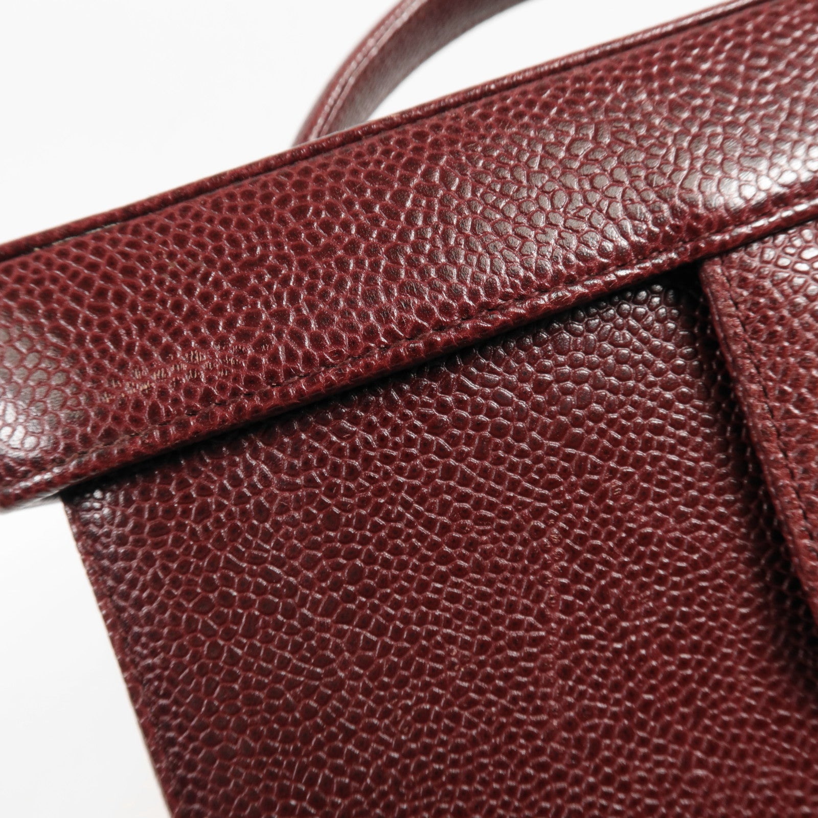 CHANEL 【激減優惠】牛皮皮革2Way Shoulder Bag金扣手挽肩背兩用袋
